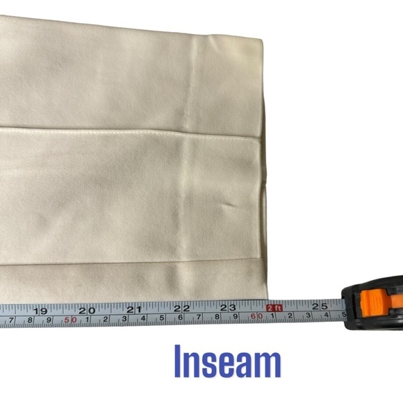 St. John Jennifer Cream Crop Pants women’s 8 career business casual professional - Picture 10 of 10